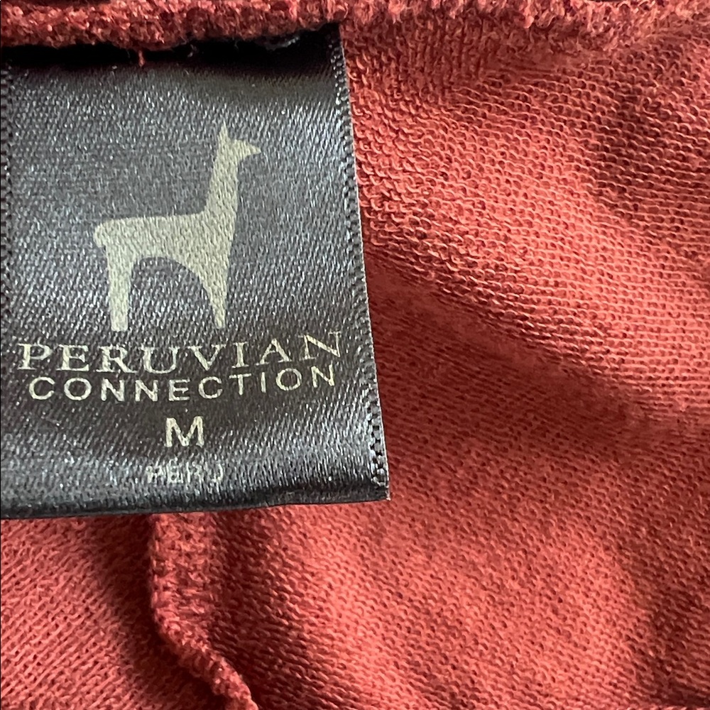 Peruvian Connection Rust Long Sleeve Tee - Picture 6 of 6
